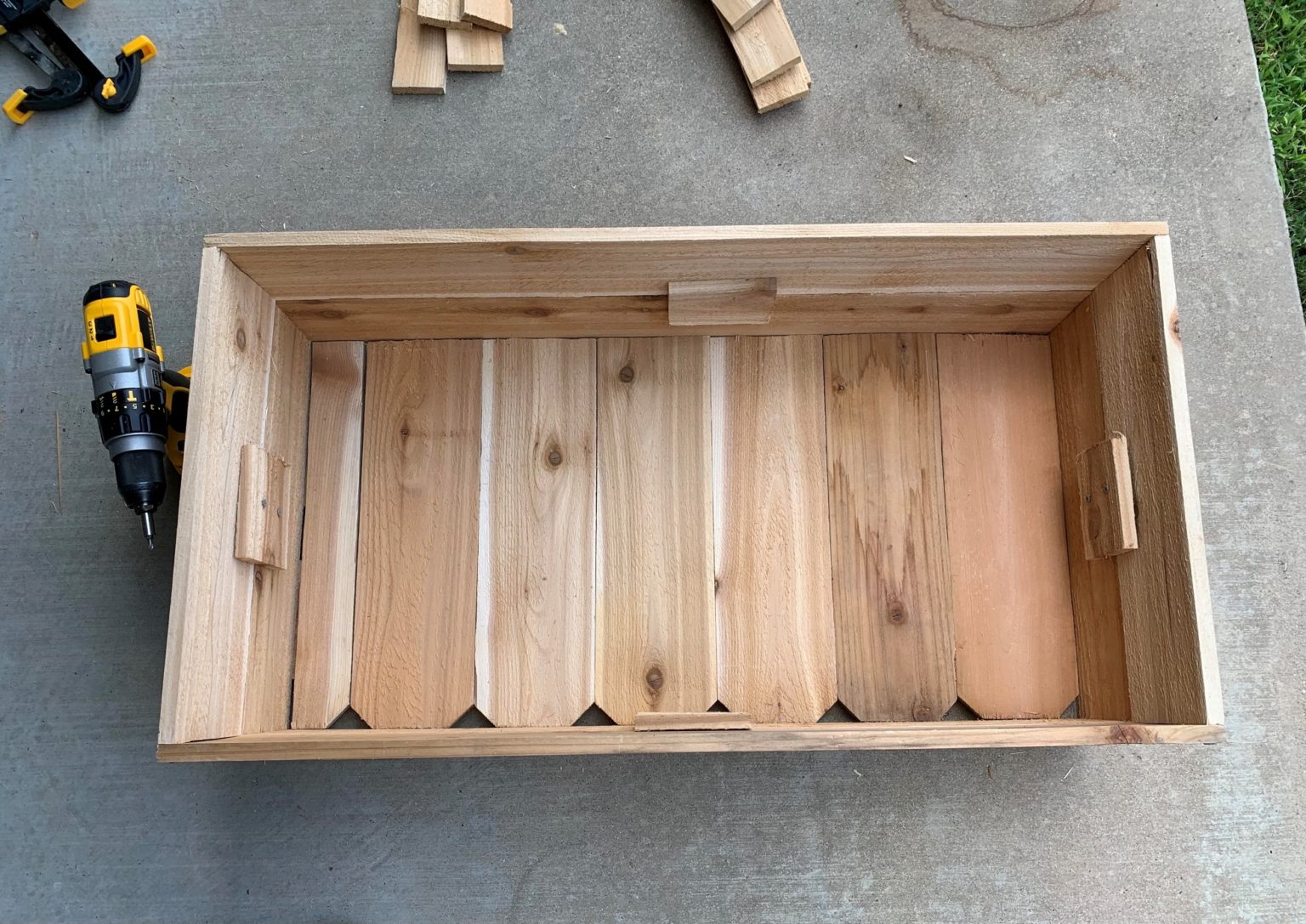 How to Build A Planter Box Using Cedar Fence Pickets Okra In My Garden