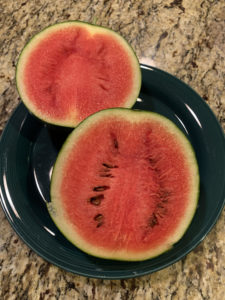 Ripe watermelon